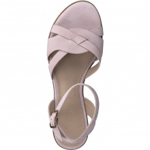 s.Oliver Leather Sandal 5-28100-28-512 with Soft Foam Pink Women